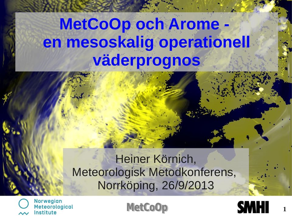 Heiner Körnich, Meteorologisk