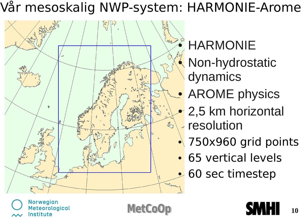 physics 2,5 km horizontal resolution