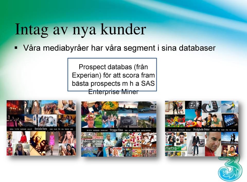 databas (från Experian) för att scora