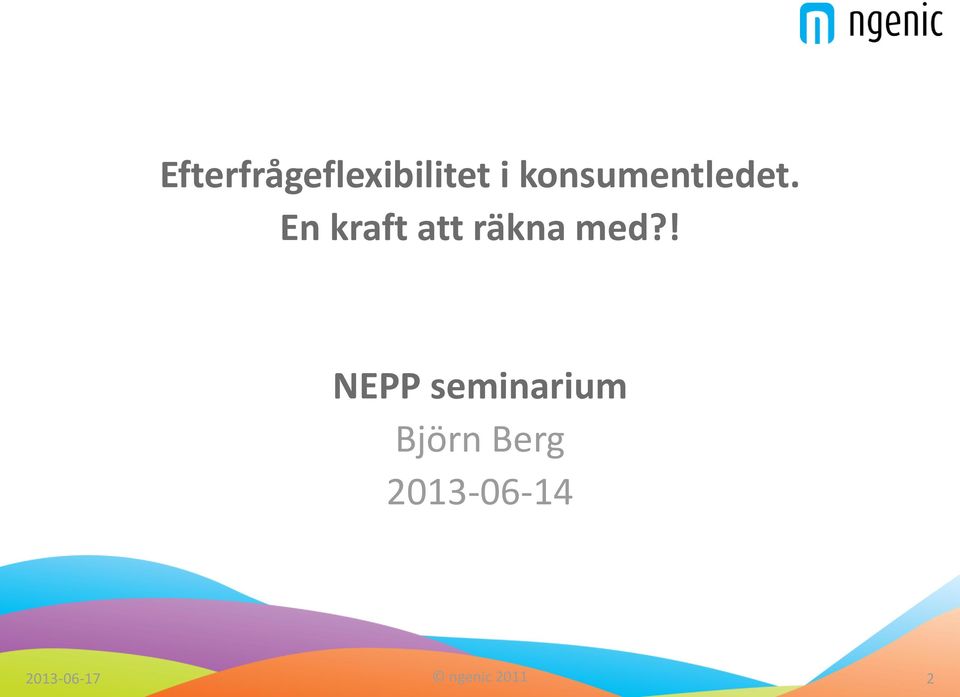 En kraft att räkna med?