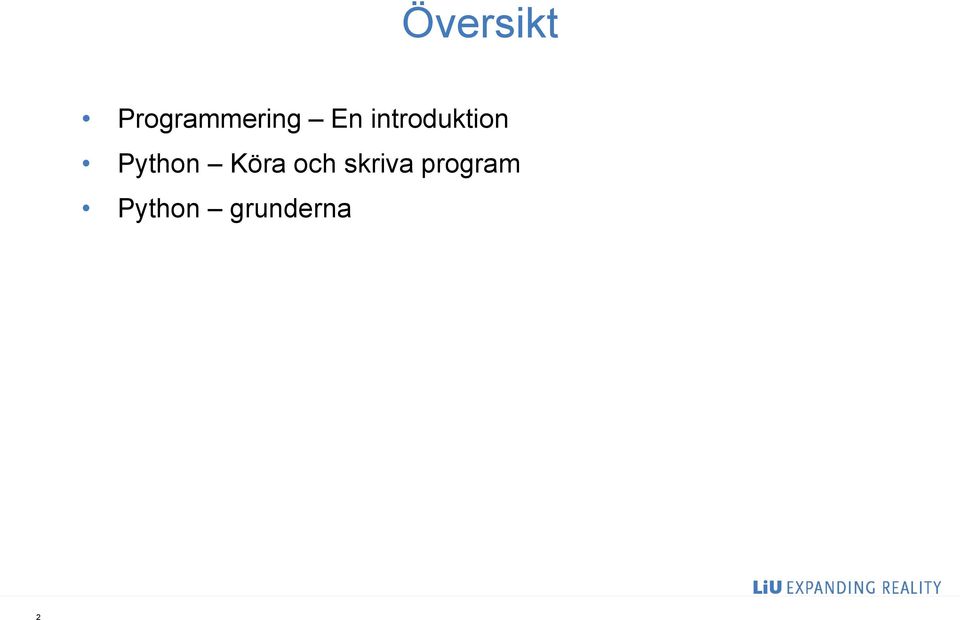 introduktion Python