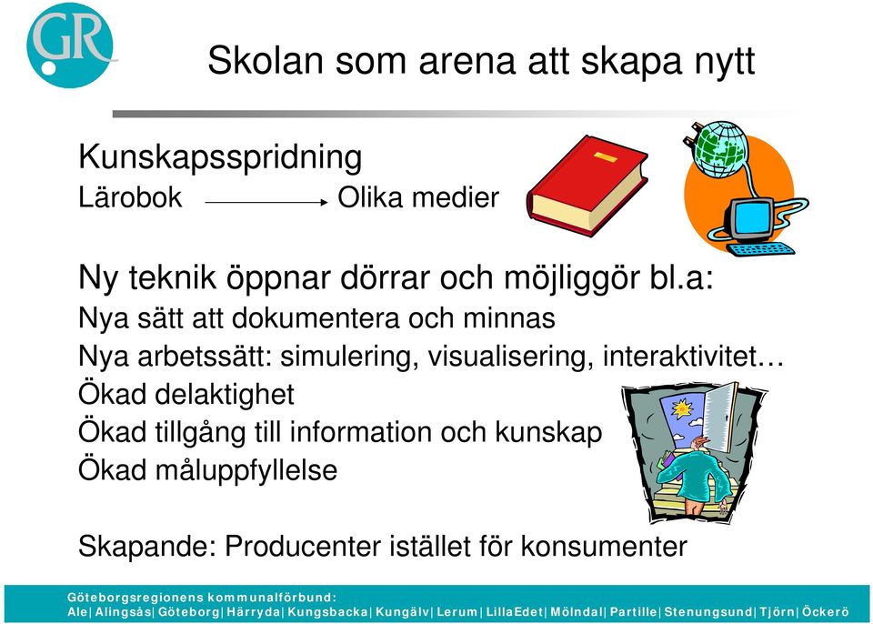 a: Nya sätt att dokumentera och minnas Nya arbetssätt: simulering, visualisering,