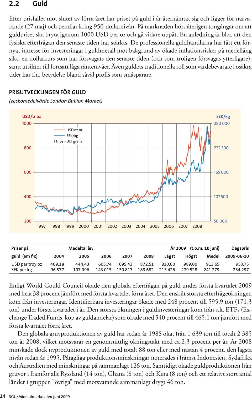 De professionella guldhandlarna har fått ett förnyat intresse för investeringar i guldmetall mot bakgrund av ökade inflationsrisker på medellång sikt, en dollarkurs som har försvagats den senaste