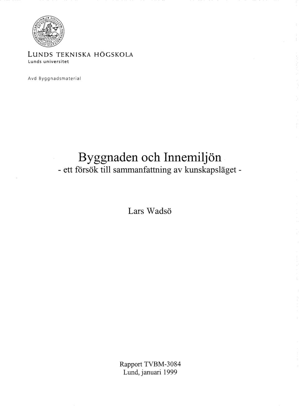 ett försök till sammanfattning av