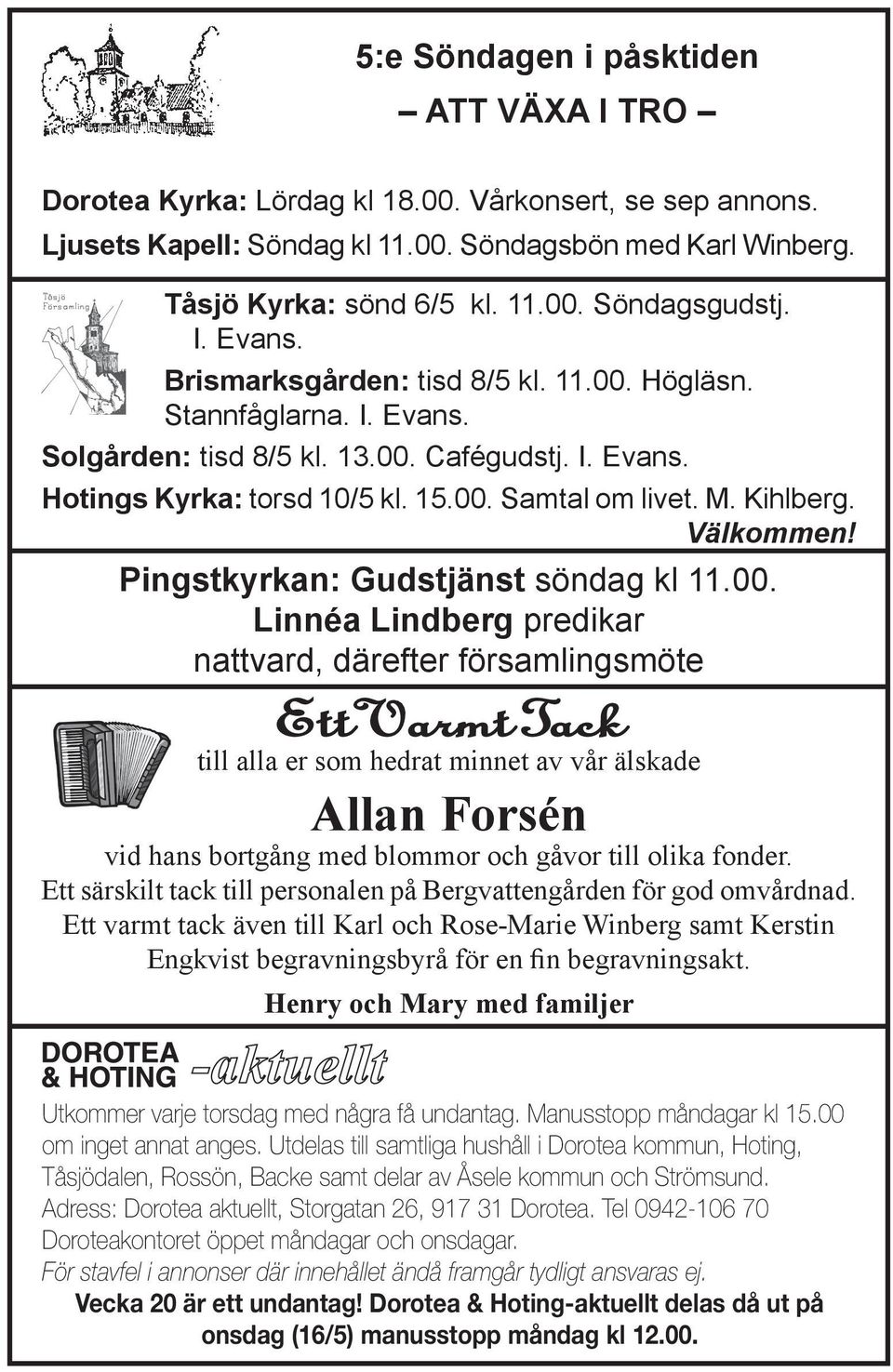 Välkommen! Pingstkyrkan: Gudstjänst söndag kl 11.00.
