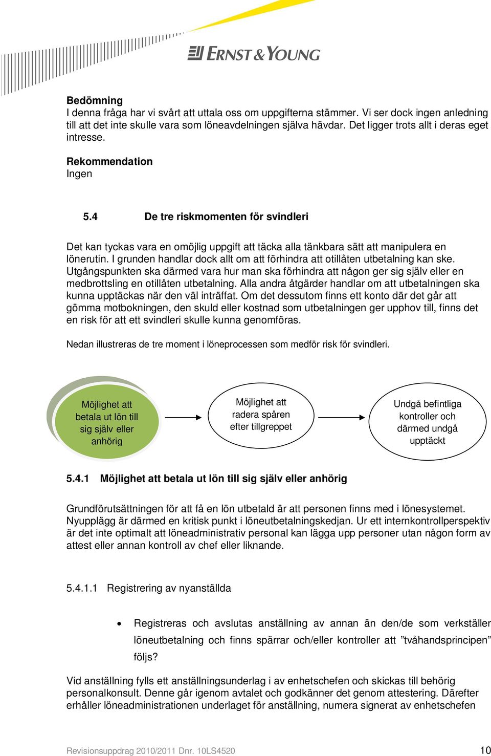 I grunden handlar dock allt om att förhindra att otillåten utbetalning kan ske.