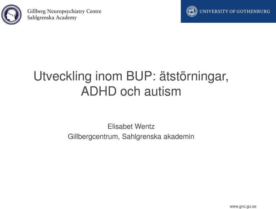 autism Elisabet Wentz