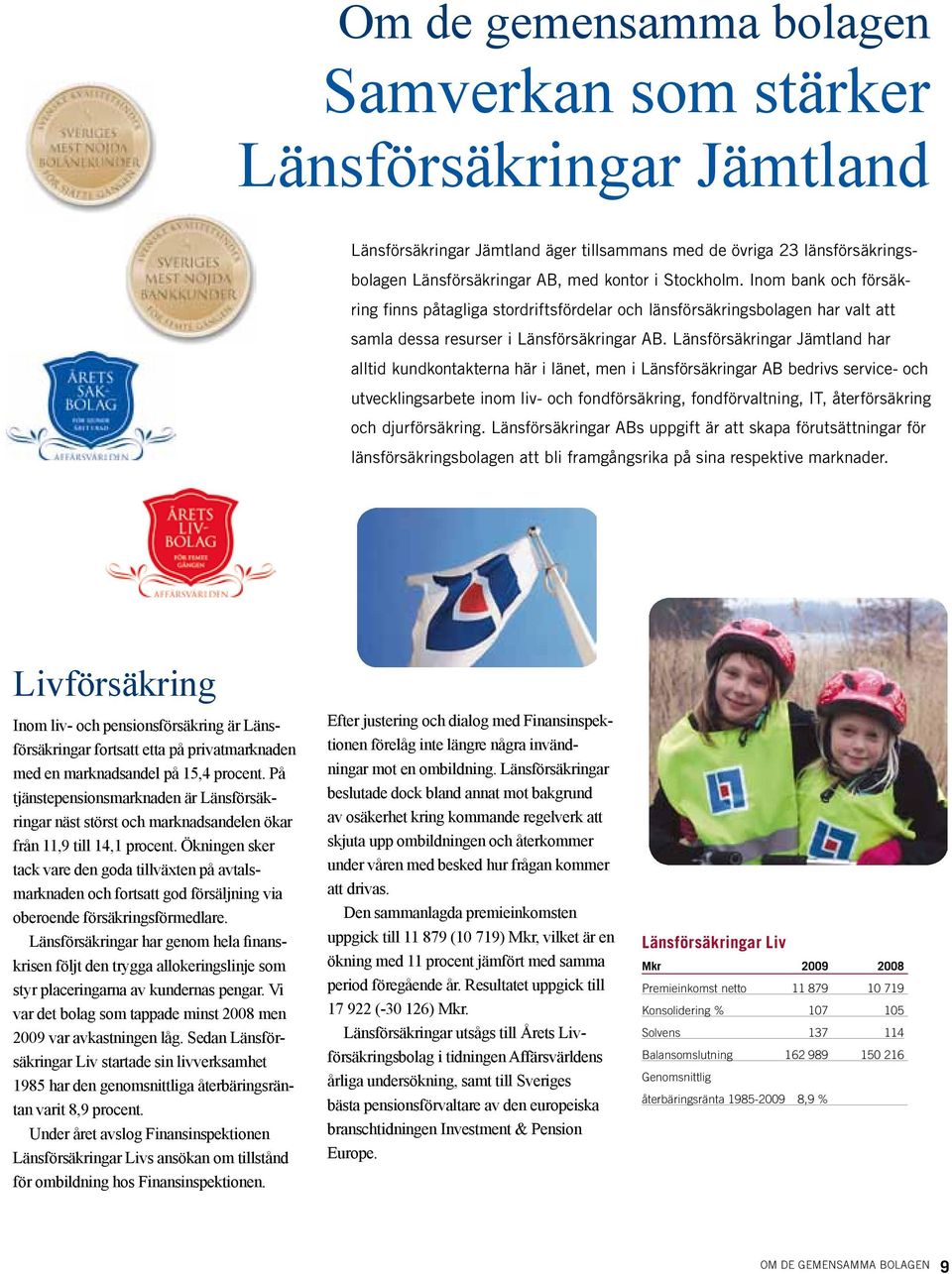 Länsförsäkringar Jämtland har alltid kundkontakterna här i länet, men i Länsförsäkringar AB bedrivs service- och utvecklingsarbete inom liv- och fondförsäkring, fondförvaltning, IT, återförsäkring