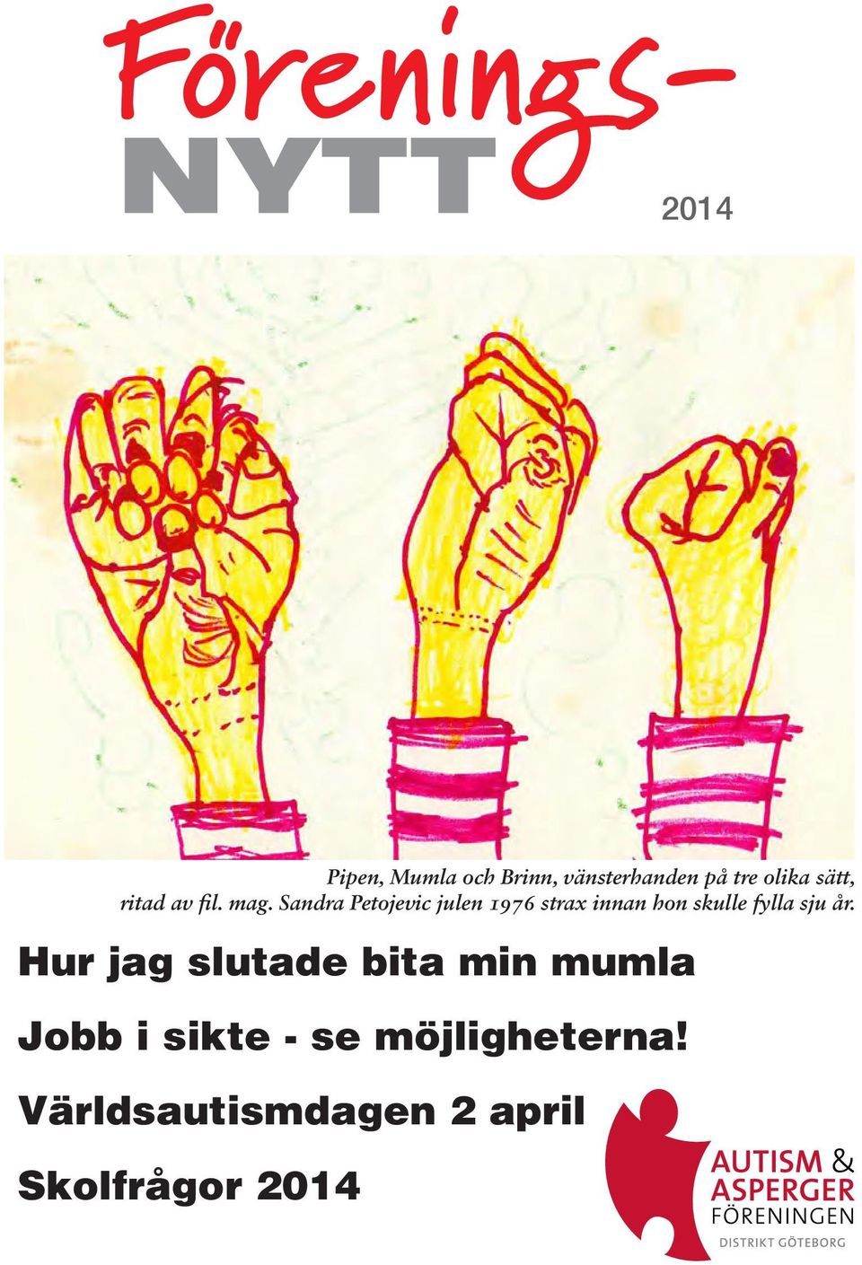Sandra Petojevic julen 1976 strax innan hon skulle fylla sju