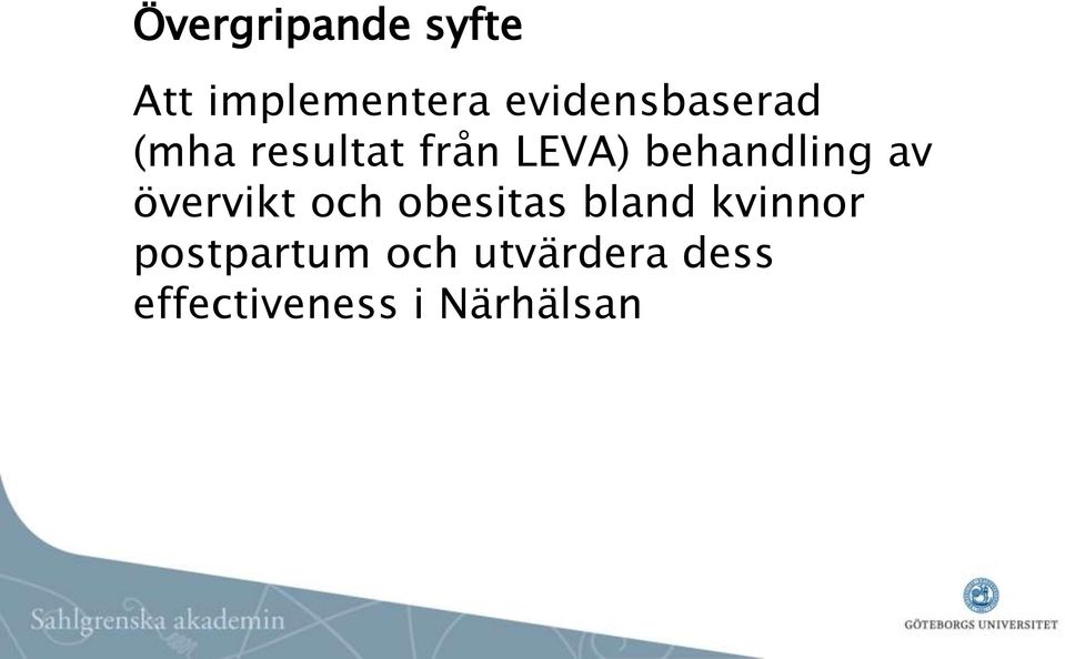 behandling av övervikt och obesitas bland