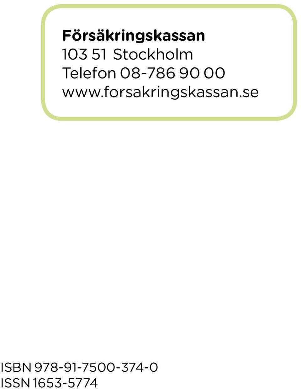 00 www.forsakringskassan.