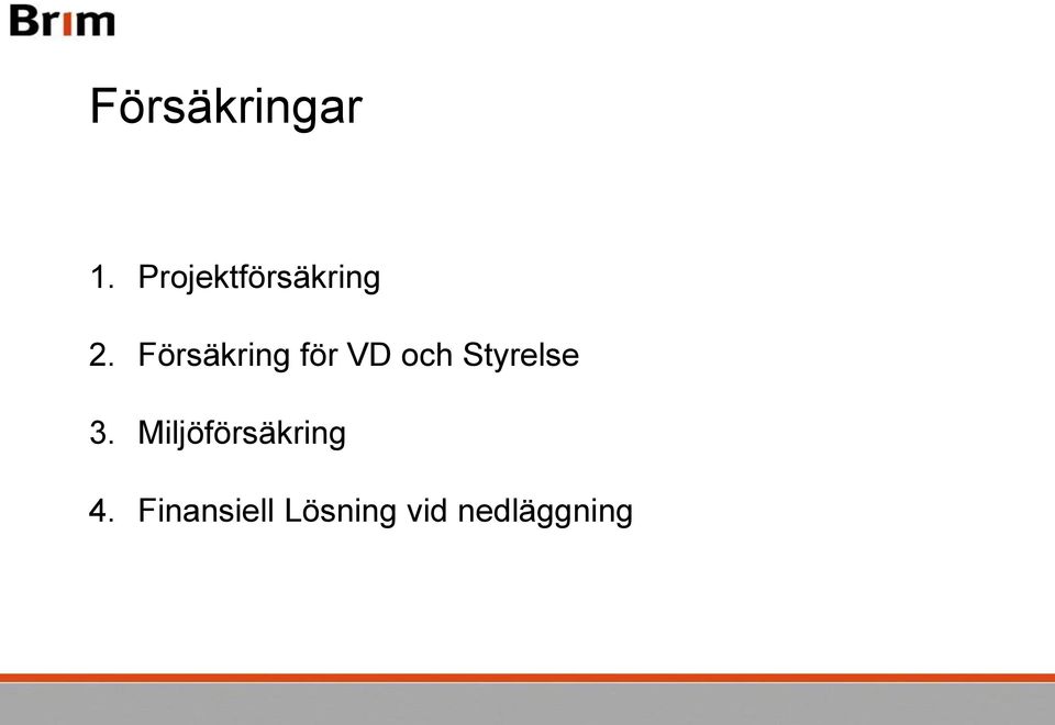 Försäkring för VD och Styrelse