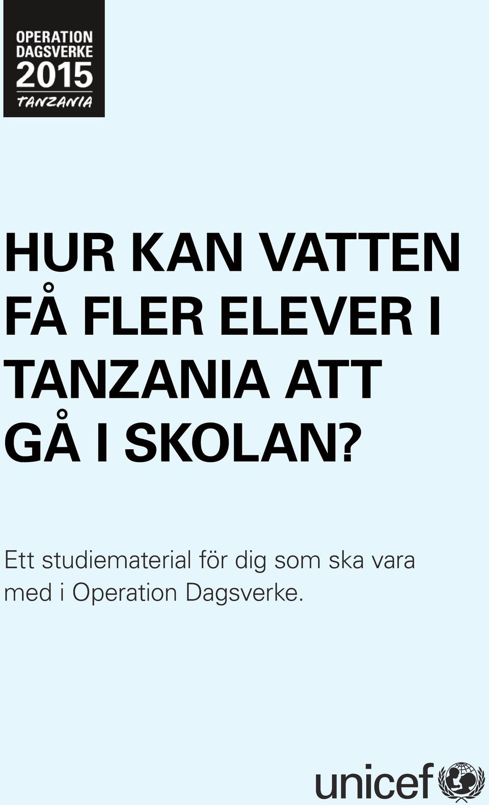 Ett studiematerial för dig som