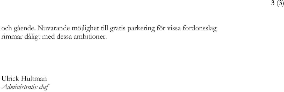 parkering för vissa fordonsslag