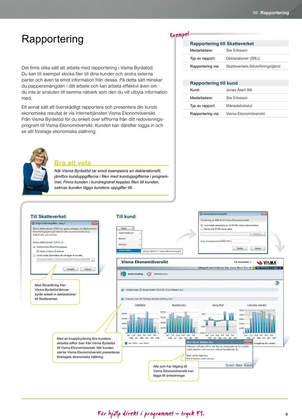 På detta sätt minskar du pappersmängden i ditt arbete och kan arbeta effektivt även om du inte är ansluten till samma nätverk som den du vill utbyta information med.