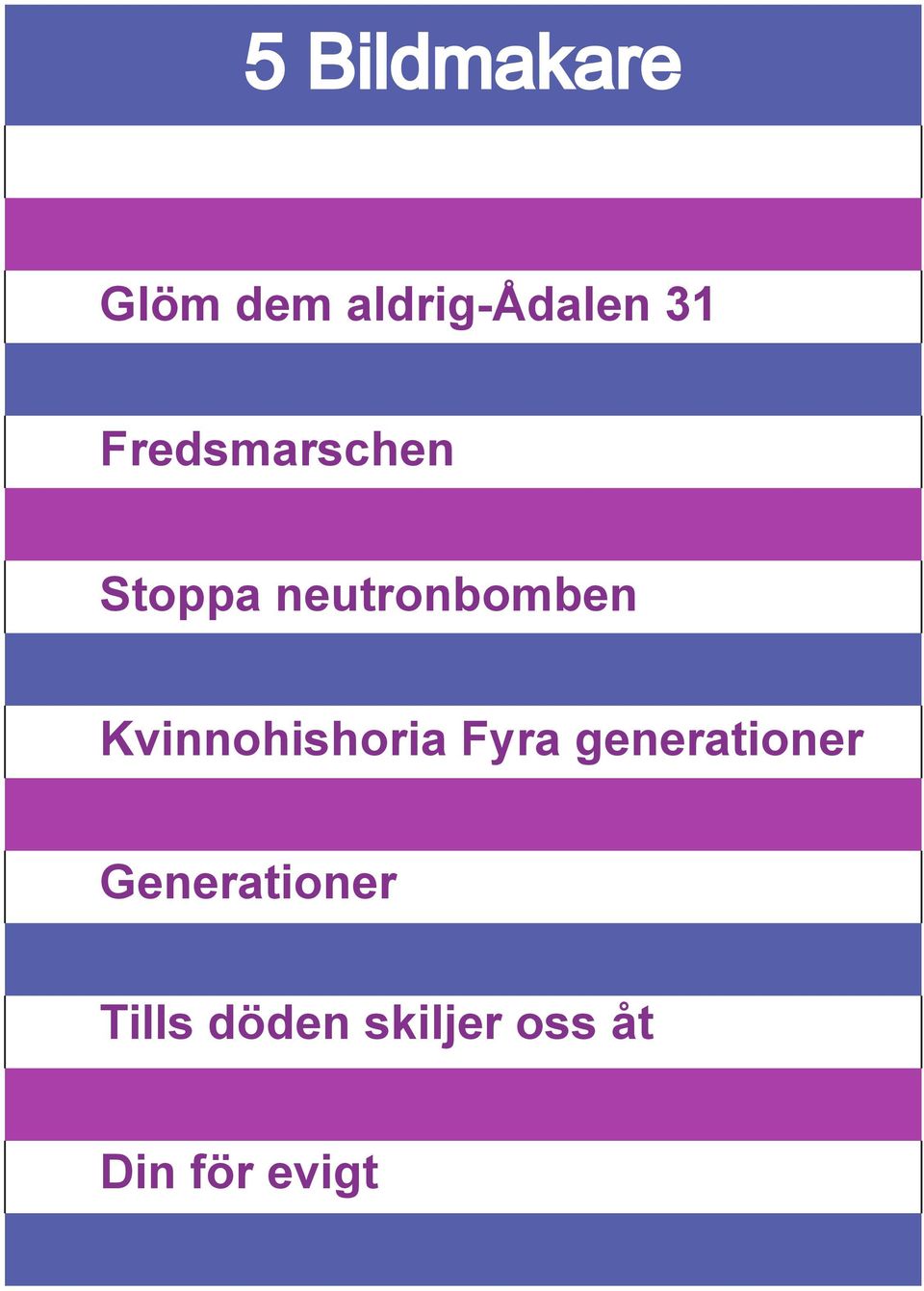 Kvinnohishoria Fyra generationer