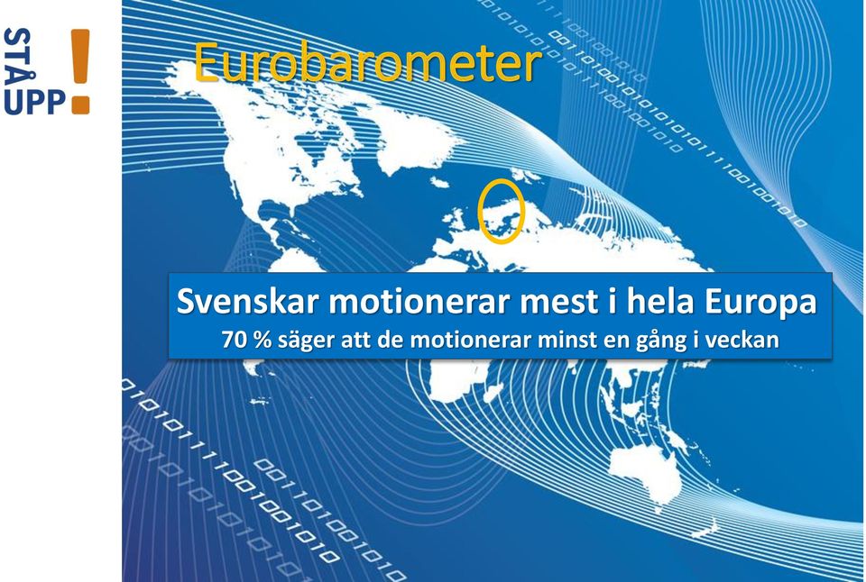 Europa 70 % säger att de