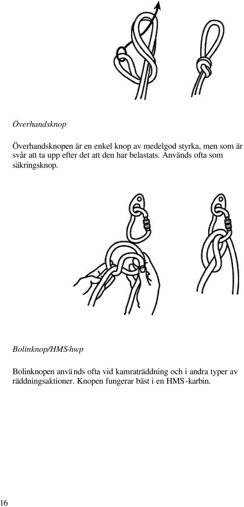 Används ofta som säkringsknop.