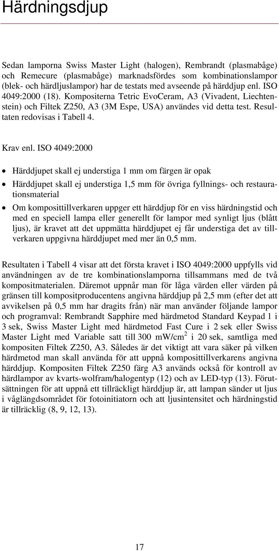Krav enl.