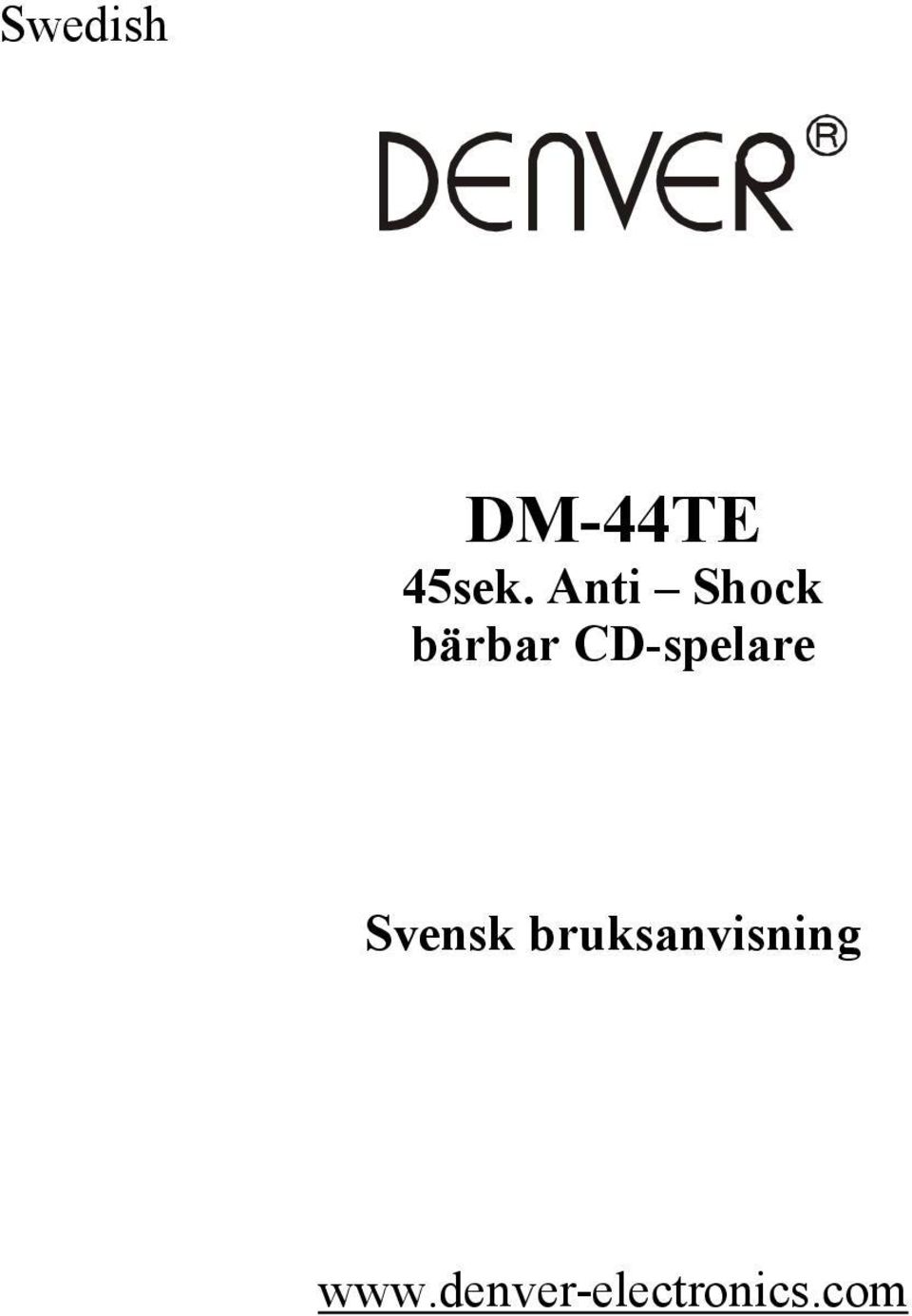 CD-spelare Svensk