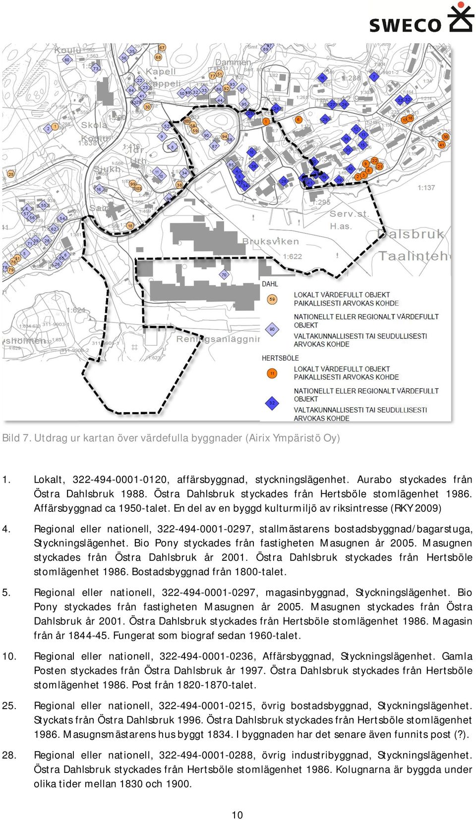 Regional eller nationell, 322-494-0001-0297, stallmästarens bostadsbyggnad/bagarstuga, Styckningslägenhet. Bio Pony styckades från fastigheten Masugnen år 2005.