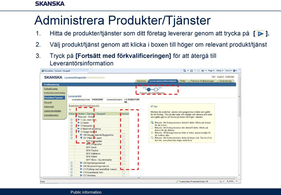 på [ ]. 2.