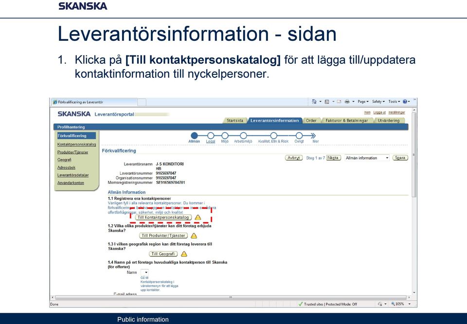 kontaktpersonskatalog] för att