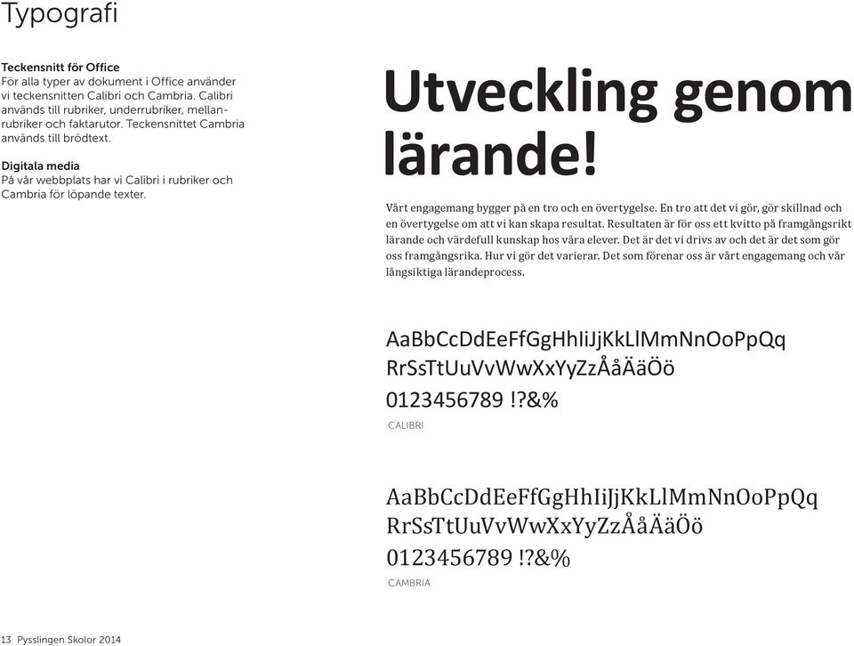 Vårt engagemang bygger på en tro och en övertygelse. En tro att det vi gör, gör skillnad och en övertygelse om att vi kan skapa resultat.