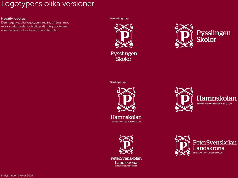 bilder där färglogotypen eller den svarta logotypen inte