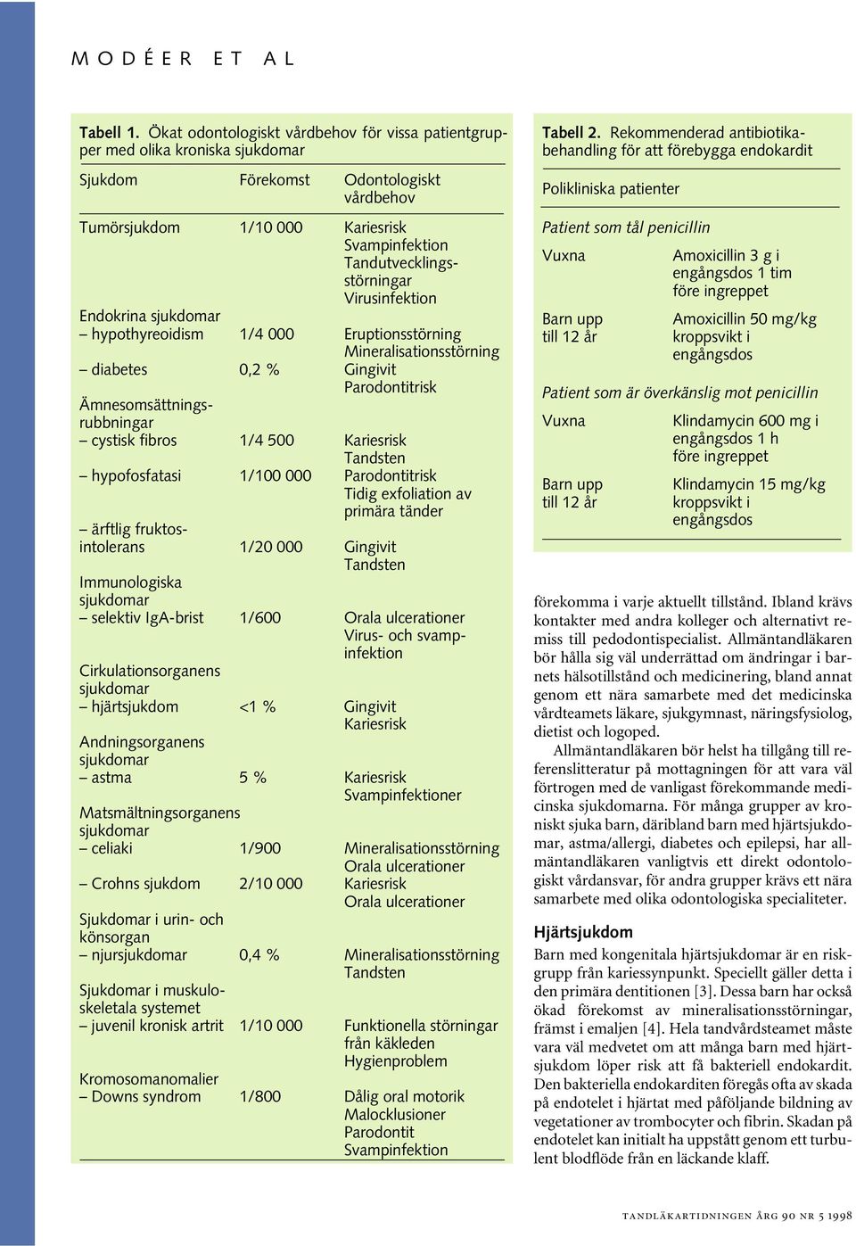 Virusinfektion Endokrina sjukdomar hypothyreoidism 1/4 000 Eruptionsstörning Mineralisationsstörning diabetes 0,2 % Gingivit Parodontitrisk Ämnesomsättningsrubbningar cystisk fibros 1/4 500