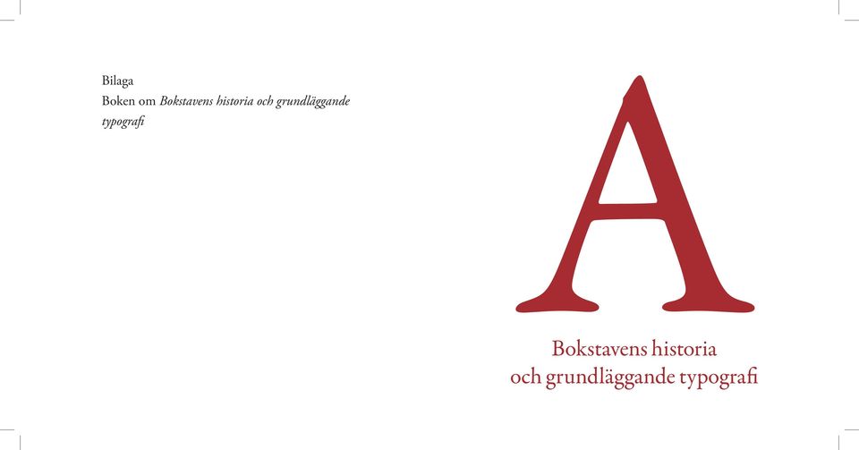 typografi ABokstavens 