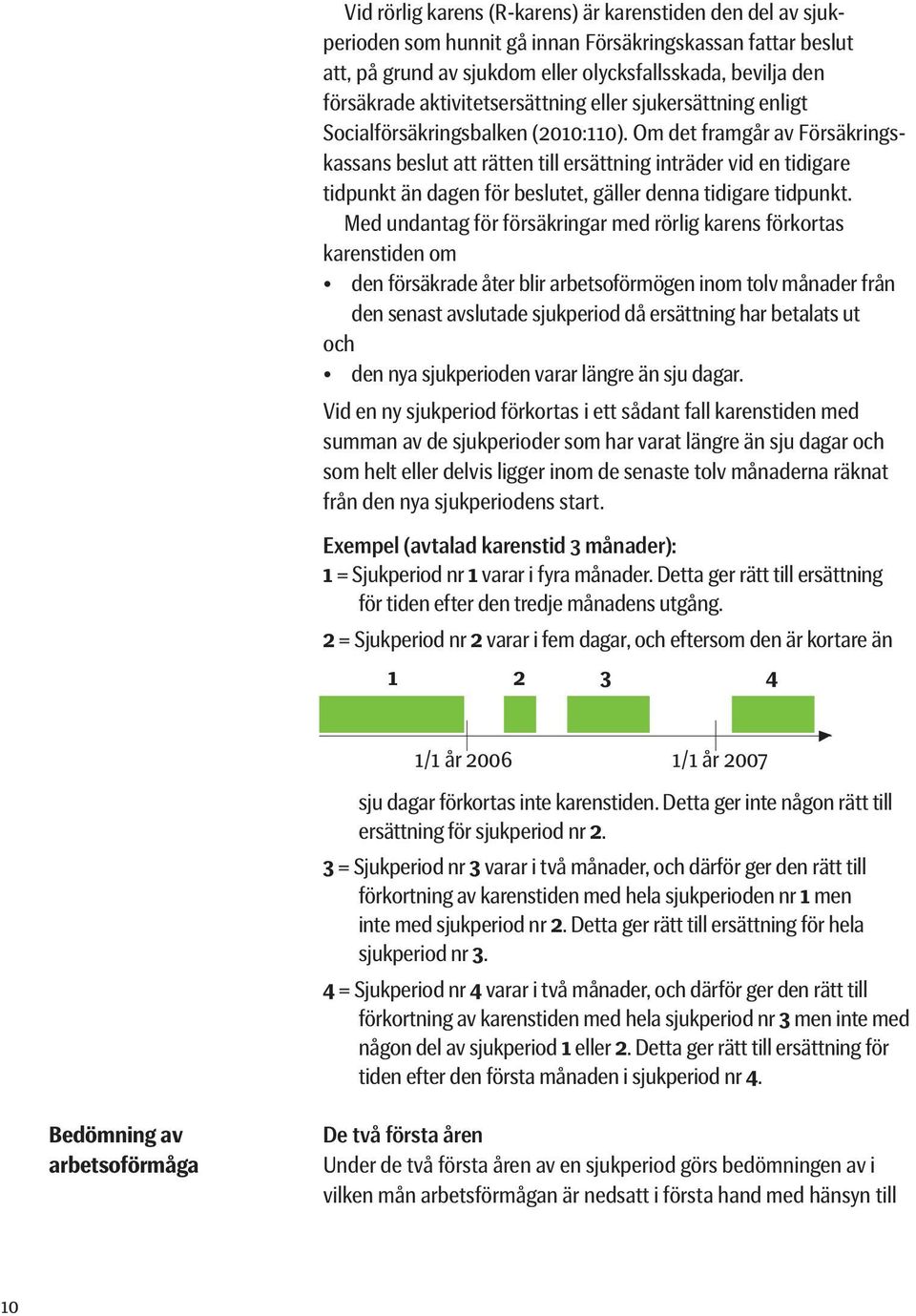 Om det framgår av Försäkringskassans beslut att rätten till ersättning inträder vid en tidigare tidpunkt än dagen för beslutet, gäller denna tidigare tidpunkt.