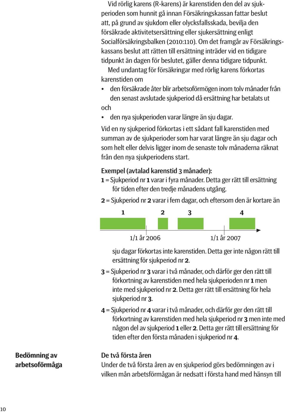 Om det framgår av Försäkringskassans beslut att rätten till ersättning inträder vid en tidigare tidpunkt än dagen för beslutet, gäller denna tidigare tidpunkt.