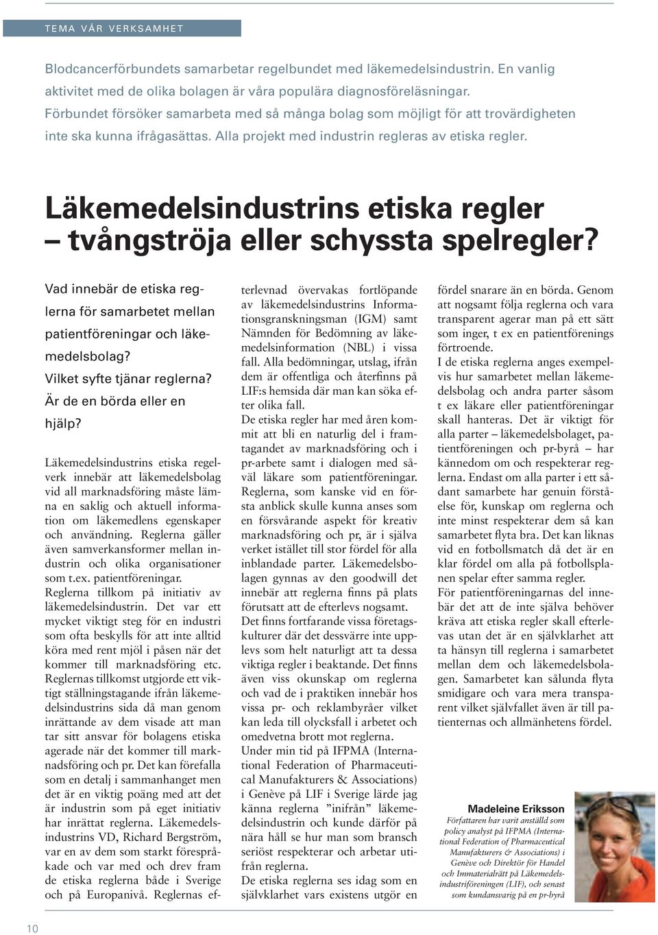 reportage bokutlottningar notiser ledare hæma Blodcancerförbundets  medlemstidning # Tema: Vår verksamhet - PDF Gratis nedladdning