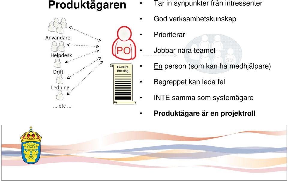 person (som kan ha medhjälpare) Begreppet kan leda fel