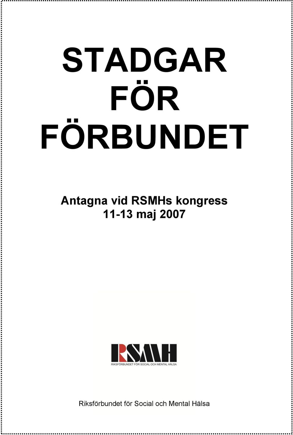 11-13 maj 2007