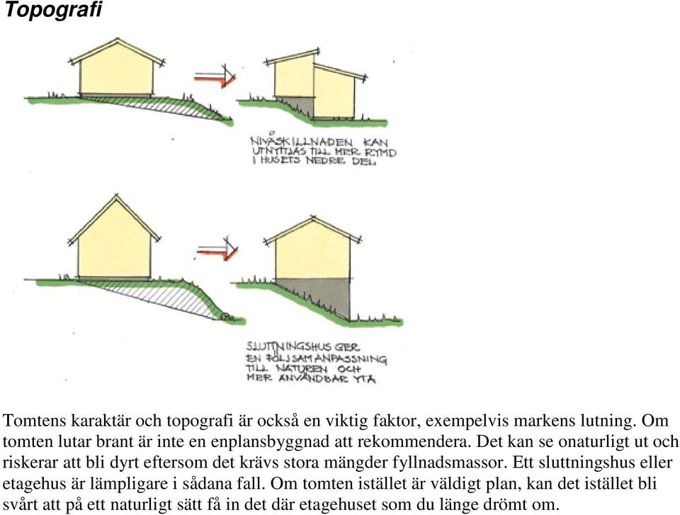 Det kan se onaturligt ut och riskerar att bli dyrt eftersom det krävs stora mängder fyllnadsmassor.