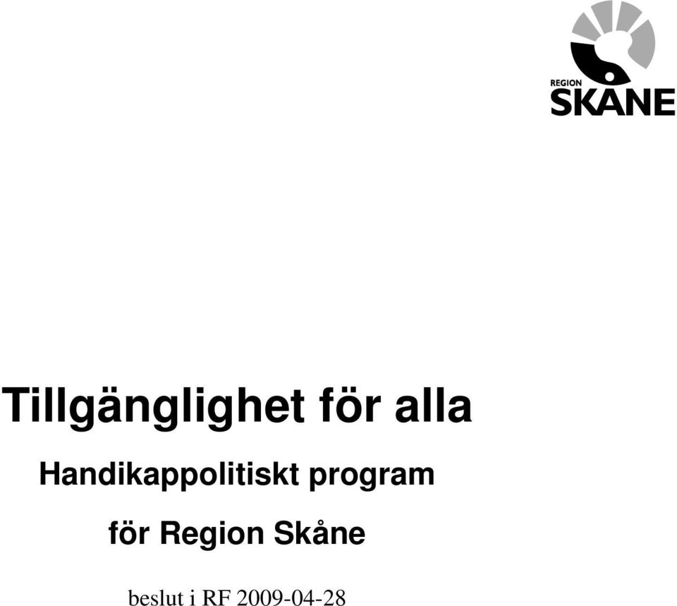 program för Region