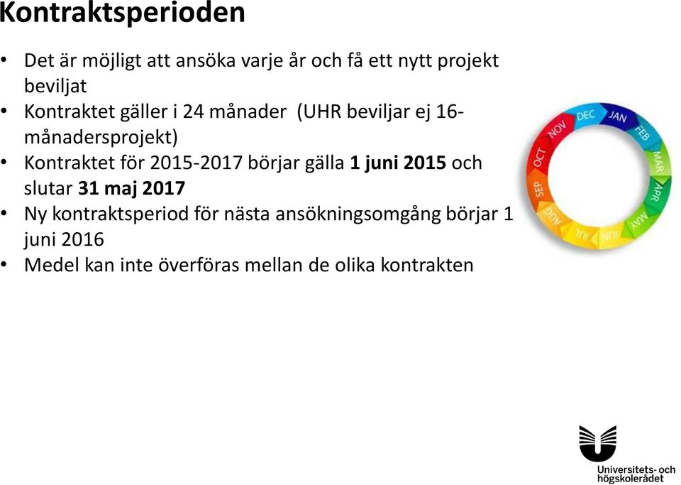 2015-2017 börjar gälla 1 juni 2015 och slutar 31 maj 2017 Ny kontraktsperiod för