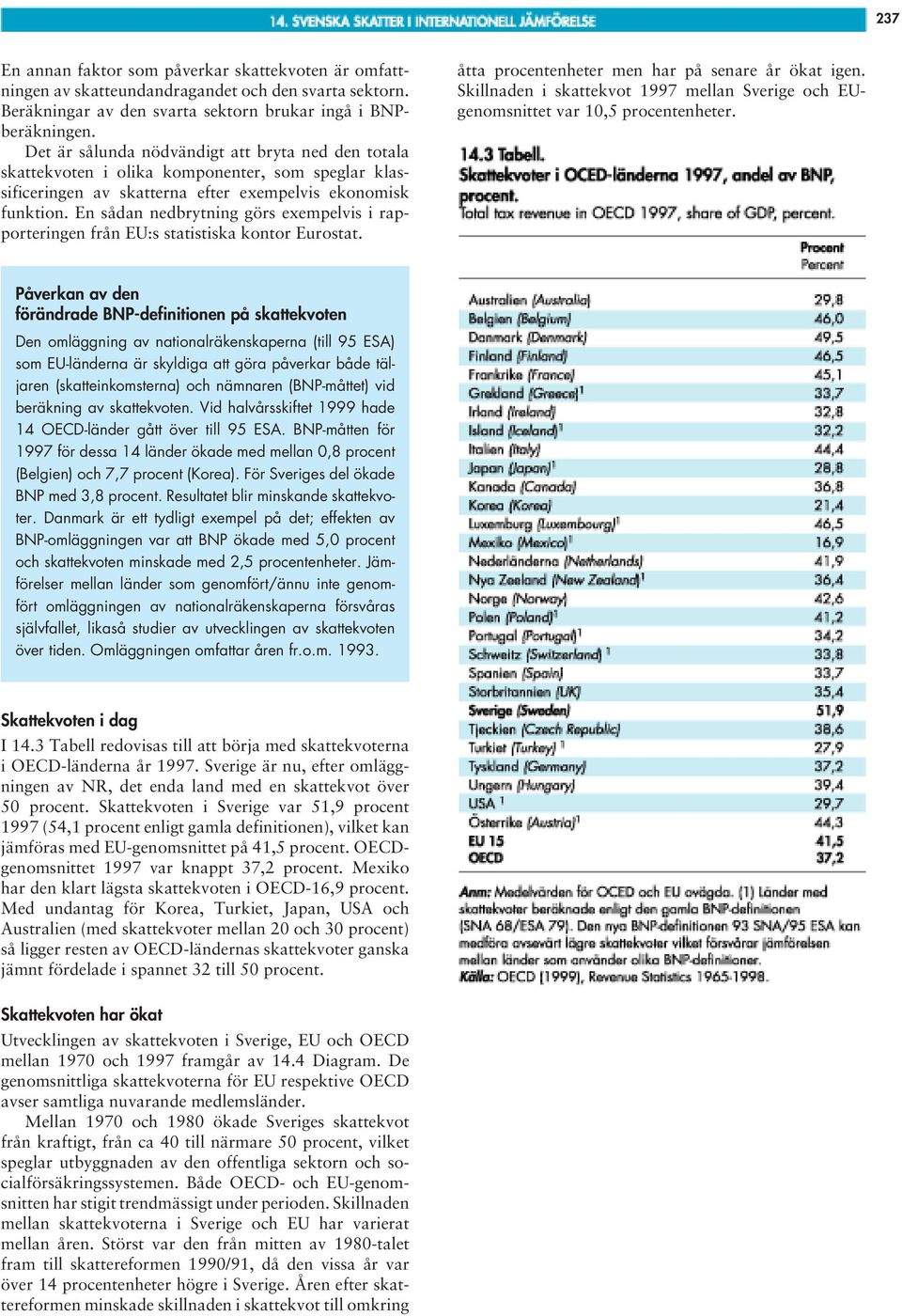 En sådan nedbrytning görs exempelvis i rapporteringen från EU:s statistiska kontor Eurostat. åtta procentenheter men har på senare år ökat igen.