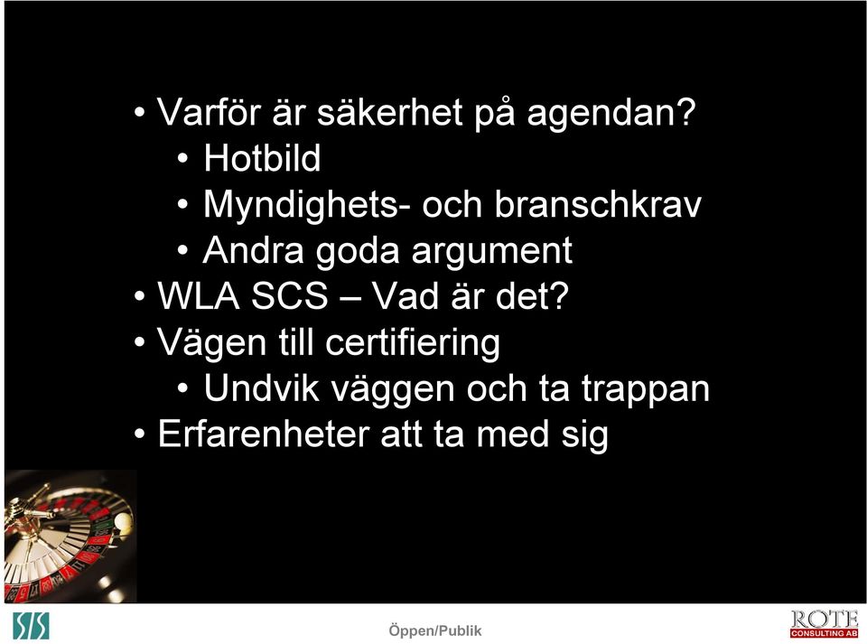 argument WLA SCS Vad är det?