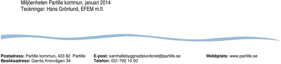 Postadress: Partille kommun, 433 82 Partille Besöksadress: