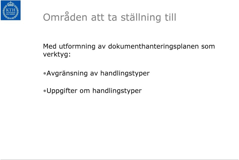 dokumenthanteringsplanen som