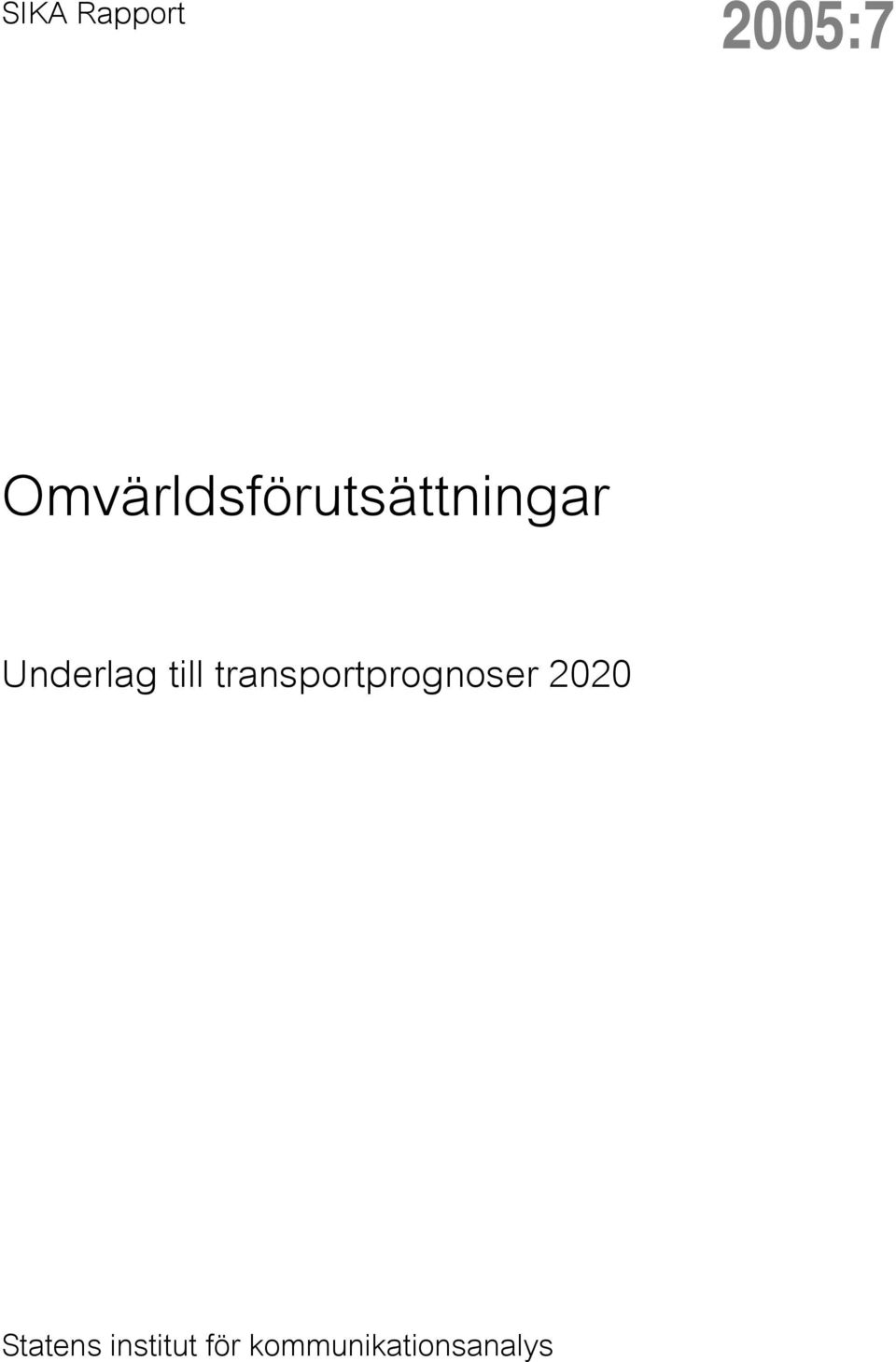 Underlag till