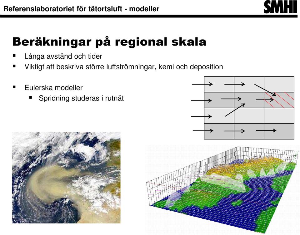 större luftströmningar, kemi och