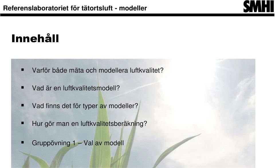 Vad finns det för typer av modeller?