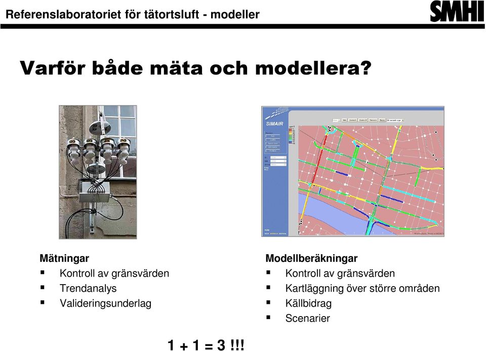 Valideringsunderlag Modellberäkningar Kontroll av