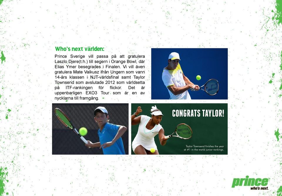 Taylor Townsend som avslutade 2012 som världsetta på ITF-rankingen för flickor.