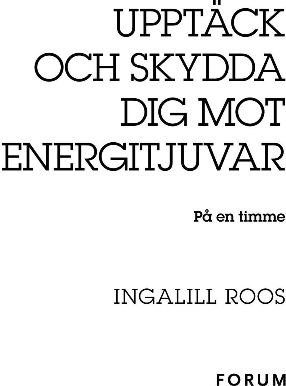 ENERGITJUVAR På