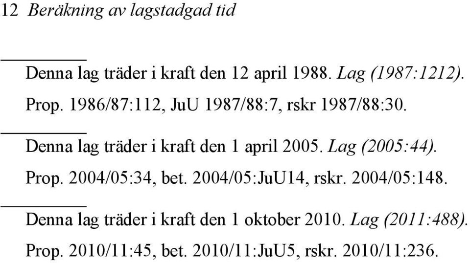 Lag (2005:44). Prop. 2004/05:34, bet. 2004/05:JuU14, rskr. 2004/05:148.